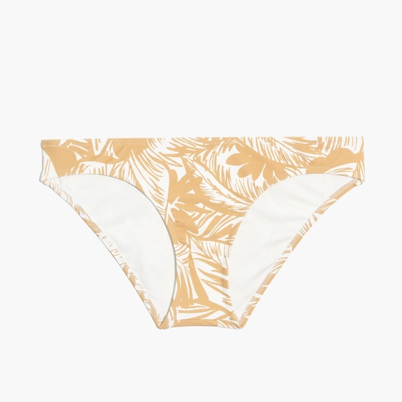 NWT Madewell Second Wave Classic Bikini Bottom in Palm Leaves - Picture 4 of 5